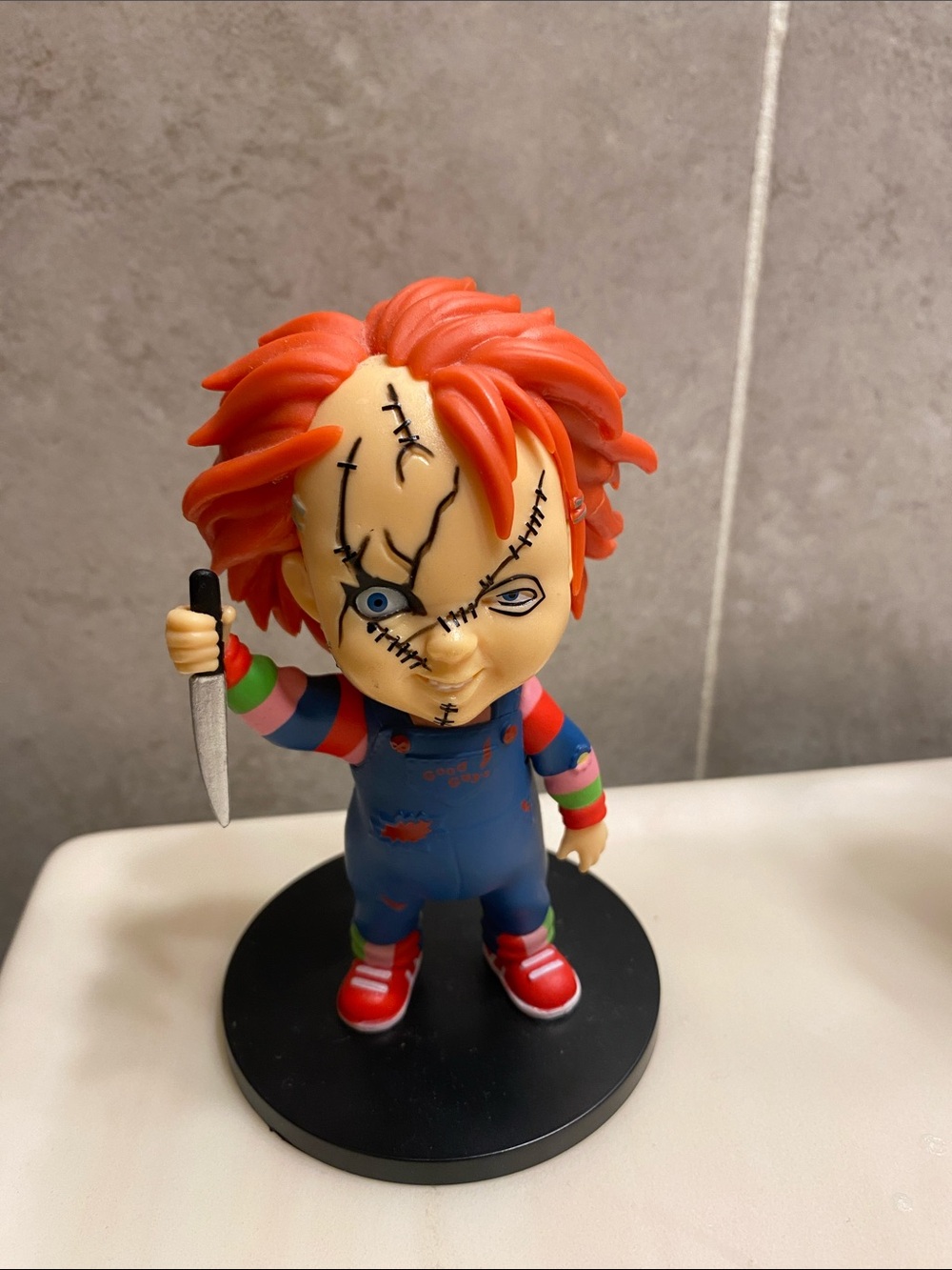 Red-Haired Horror Doll Figure Kids Toy - Chucky-Style Collectible 4”T